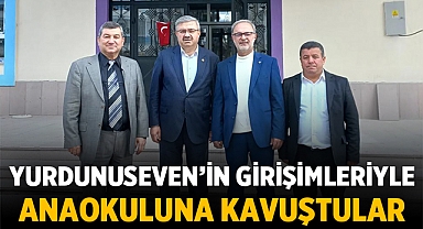 Milletvekili Yurdunuseven'in girişimleriyle modern anaokulu