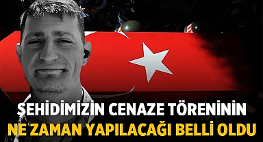 Şehit P.Tğm.Ramazan Günay'ın cenaze töreni programı belli oldu