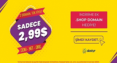 Türkiye’nin Domain Firması Alastyr’da Büyük İndirim Başladı! 
