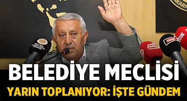 Afyonkarahisar Belediye Meclisi Yarın Toplanıyor: İşte Gündem