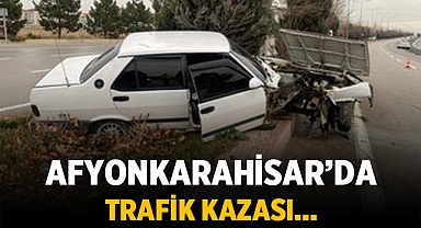 Afyonkarahisar'da Ali İhsan Paşa Çevre Yolu'nda Trafik Kazası