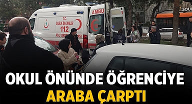 Afyonkarahisar'da Okul Önünde Öğrenciye Araba Çarptı