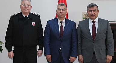Afyonkarahisar Emniyet Müdürü ve Jandarma Komutanından Uğur Ülgen'e Nezaket Ziyareti