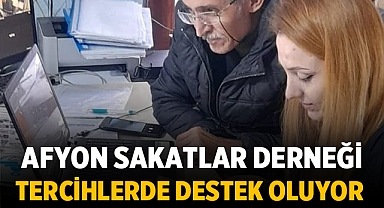 Afyonkarahisar Sakatlar Derneği, Engelli Vatandaşlara E-KPSS Tercihlerinde Yardım Eli Uzatıyor