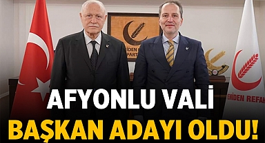 Afyonkarahisarlı eski Vali Kadir Çalışıcı Başkan Adayı oldu