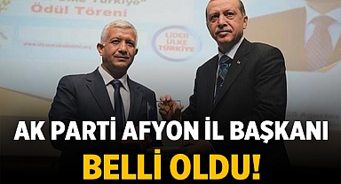AK Parti Afyonkarahisar İl Başkanı Belli Oldu