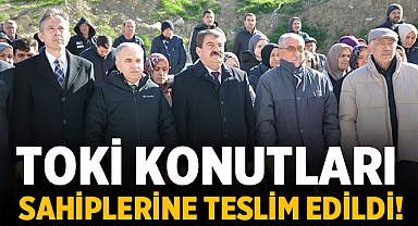 Dinar'da TOKİ Konutları Hak Sahiplerine Teslim Edildi!