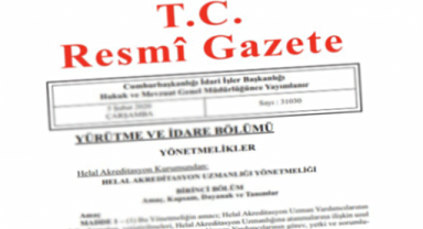 Resmi Gazete Başlıkları - Yürütme ve İdare Bölümü