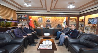 Gazeteciler, Sandıklı Belediye Başkanı Dr. Mustafa Çöl'ü Ziyaret Etti