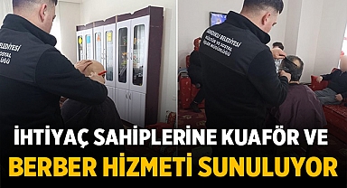 Sandıklı'da İhtiyaç Sahiplerine Kuaför ve Berber Hizmeti Sunuluyor