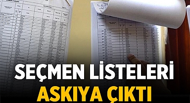 Seçmen Listeleri Askıya Çıktı