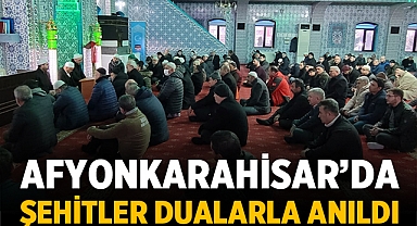 Afyonkarahisar İl Müftülüğü'nden 6 Şubat Deprem Açıklaması: Şehitler Dualarla Anıldı