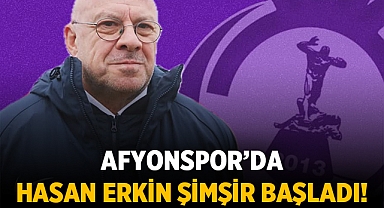 Afyonspor'a Yeni Bir Soluk: Hasan Erkin Şimşir Dönemi Başladı