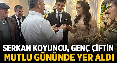 Emirdağ Belediye Başkanı Serkan Koyuncu, Genç Çiftin Mutlu Gününde Yer Aldı