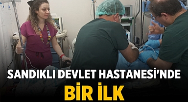 Sandıklı Devlet Hastanesi'nde Bir İlk: PEG Uygulaması Başarıyla Gerçekleştirildi