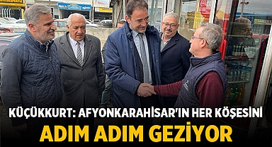 Sezer Küçükkurt, Afyonkarahisar'ın her köşesini adım adım geziyor