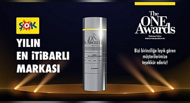 ŞOK Marketler, "The ONE Awards Bütünleşik Pazarlama Ödülleri"nde "Yılın İtibarlısı" seçildi