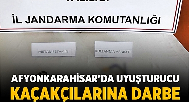 Afyonkarahisar'da Jandarmandan Uyuşturucu Kaçakçılarına Darbe!