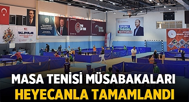 Afyonkarahisar'da Küçükler ve Minikler Masa Tenisi Müsabakaları Tamamlandı