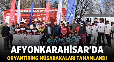 Afyonkarahisar'da Oryantiring Müsabakaları Tamamlandı