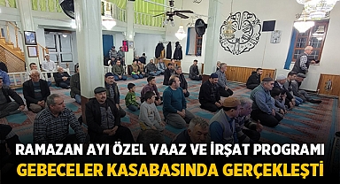 Afyonkarahisar'da Ramazan Ayı Özel Vaaz ve İrşat Programı Gebeceler Kasabasında Gerçekleşti