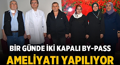 Afyonkarahisar Devlet Hastanesi'nde İki Kapalı By-Pass Ameliyatı Bir Günde Gerçekleştiriliyor