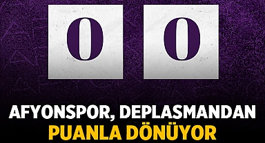 Nazilli Belediyespor ve Afyonspor Berabere Kaldı: 0-0