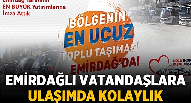 Emirdağ Belediyesi, Vatandaşların Ulaşımını Kolaylaştırıyor