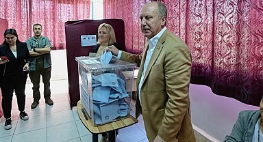 Memleket Partisi Genel Başkanı İnce, oyunu Ankara'da kullandı