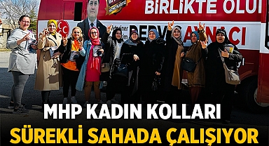 MHP Bolvadin Kadın Kolları Sahada Aktif: Destek İçin Mahalle Mahalle Geziyor