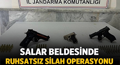 Salar Beldesinde Ruhsatsız Silah Operasyonu: Jandarma Hız Kesmeden Devam Ediyor!