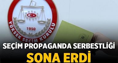 Seçim Yasakları ve Propaganda Süresi Sona Erdi