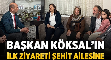 Afyonkarahisar Belediye Başkanı Burcu Köksal, Şehit Ailesini Unutmadı