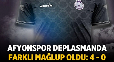 Afyonspor Deplasmanda Farklı Mağlup Oldu