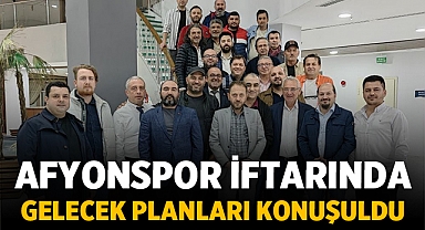 Afyonspor İftarında Gelecek Planları Konuşuldu