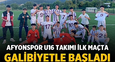 Afyonspor U16 Takımı İlk Maçta 1-0'lık Galibiyetle Başladı: İşte Detaylar