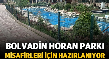 Bolvadin Horan Parkı Misafirleri İçin Hazırlanıyor
