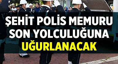 Polis Memuru Yonuz Turan Son Yolculuğuna Uğurlanıyor