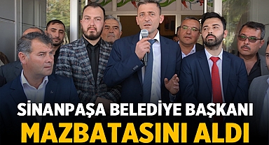Sinanpaşa Belediye Başkanı Tolga Yıldırım Göreve Resmen Başladı!