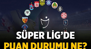 Süper Lig’de Puan Durumu Ne?