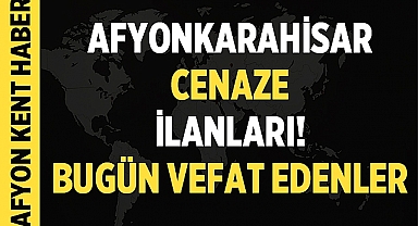 Afyon'da Vefat Edenler: Salih Doğukargın İçin Cenaze İlanı