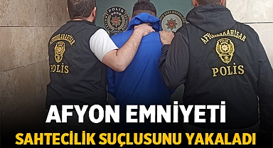 Afyon Emniyeti Sahtecilik Suçlusunu Yakaladı