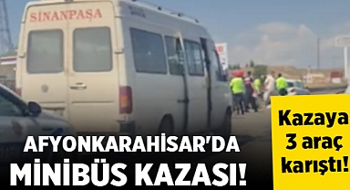 Afyonkarahisar'da Minibüs Kazası: 6 Yaralı!