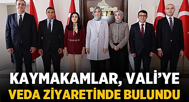 Afyonkarahisar Kaymakamları, Vali Kübra Yiğitbaşı’na Yurt Dışı Eğitim İçin Veda Ziyaretinde Bulundu