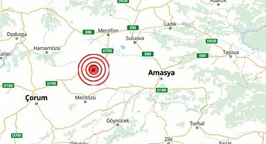 Amasya'da 4.5 Büyüklüğünde Deprem! Yer Yer Paniğe Neden Oldu