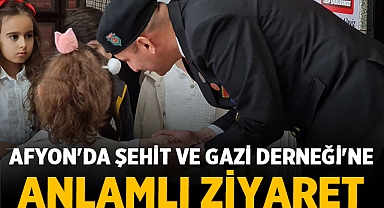 Çiçekler Açtı: Afyon'da Şehit ve Gazi Derneği'ne Anlamlı Ziyaret