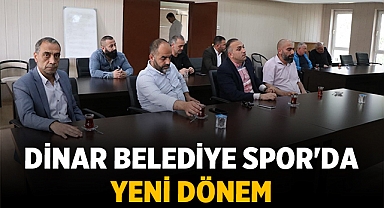 Dinar Belediye Spor'da Yeni Dönem Muammer Mazlum ile Başladı!