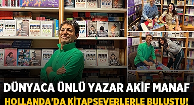 Dünyaca Ünlü Yazar Akif Manaf, Hollanda'da Kitapseverlerle Buluştu!