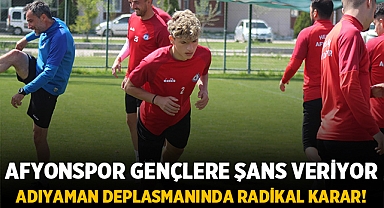 Gençler Sahaya İniyor: Afyonspor'un Adıyaman FK Deplasmanındaki Yenilikçi Hamlesi!