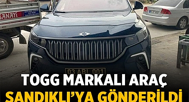 TOGG Markalı Araç Sandıklı Belediye Başkanı Adnan Öztaş'a Verildi